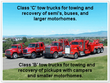 Class "B" and "C" Tow Trucks
